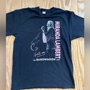🔥 Miranda Lambert Bandwagon Tour Tshirt size Large like new 🔥